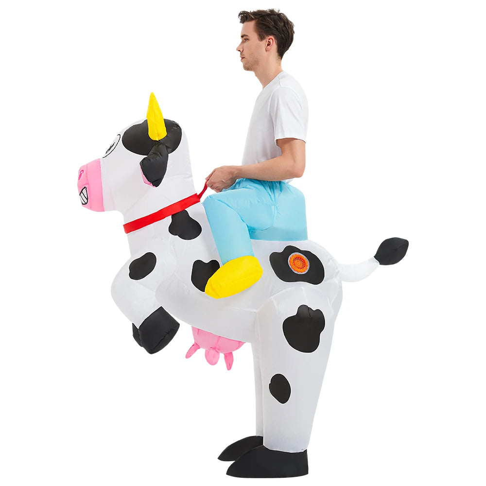 Roaring Anime Dinosaur Inflatable Costume Party Cosplay Halloween For Adult Kids