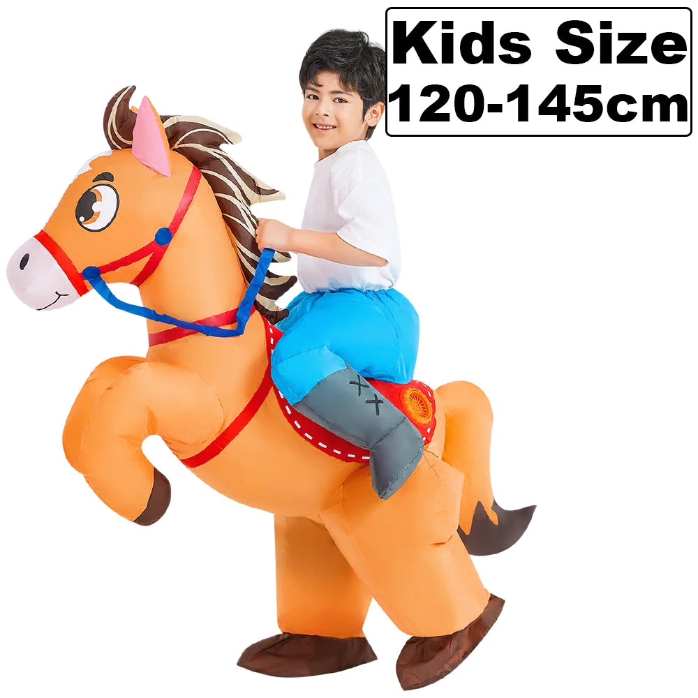 Roaring Anime Dinosaur Inflatable Costume Party Cosplay Halloween For Adult Kids