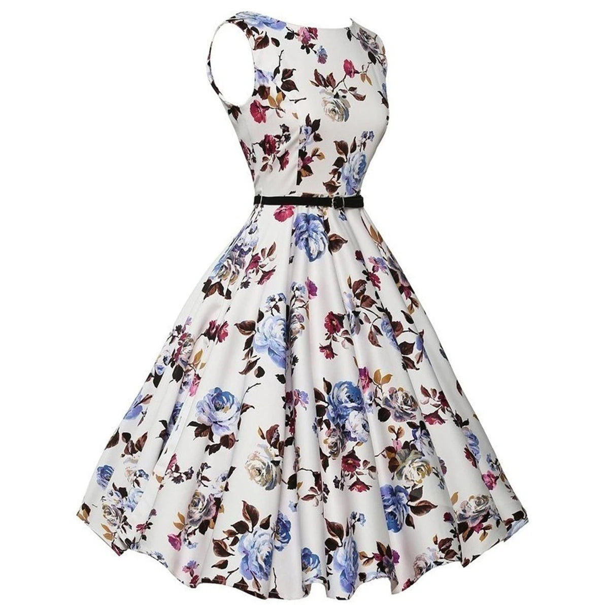 Midnight Garden Swing Dress