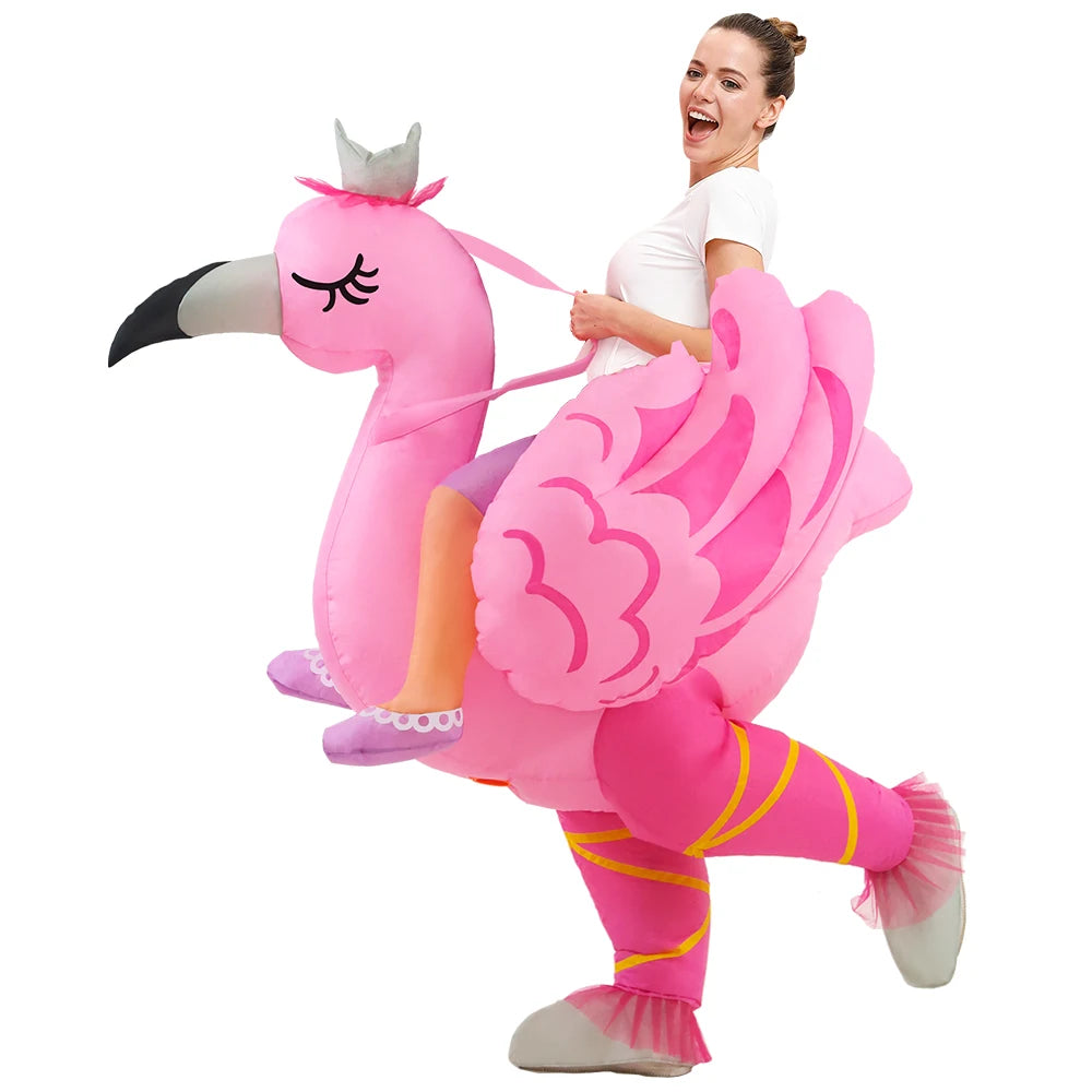 Roaring Anime Dinosaur Inflatable Costume Party Cosplay Halloween For Adult Kids