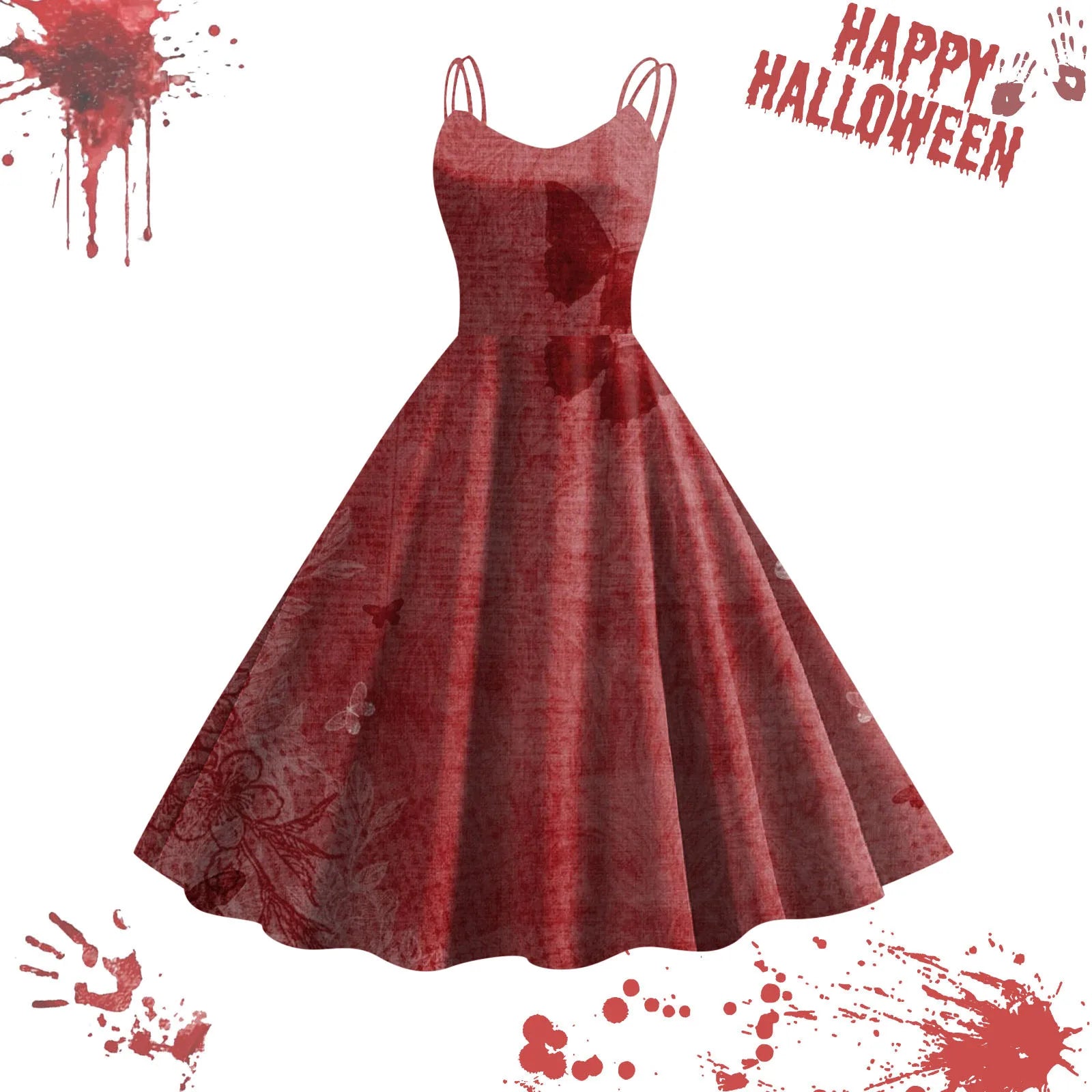 Bloodstained Masquerade A-Line Dres