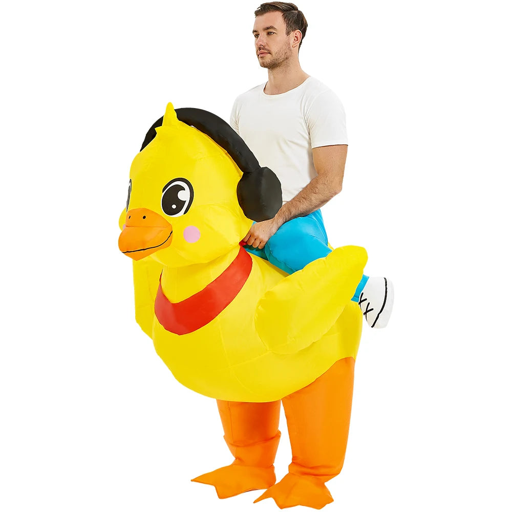 Roaring Anime Dinosaur Inflatable Costume Party Cosplay Halloween For Adult Kids