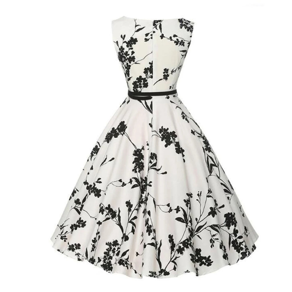 Midnight Garden Swing Dress