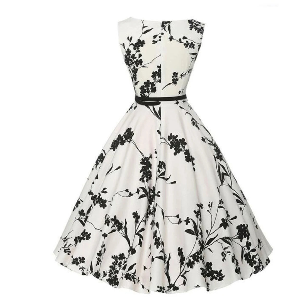 Midnight Garden Swing Dress