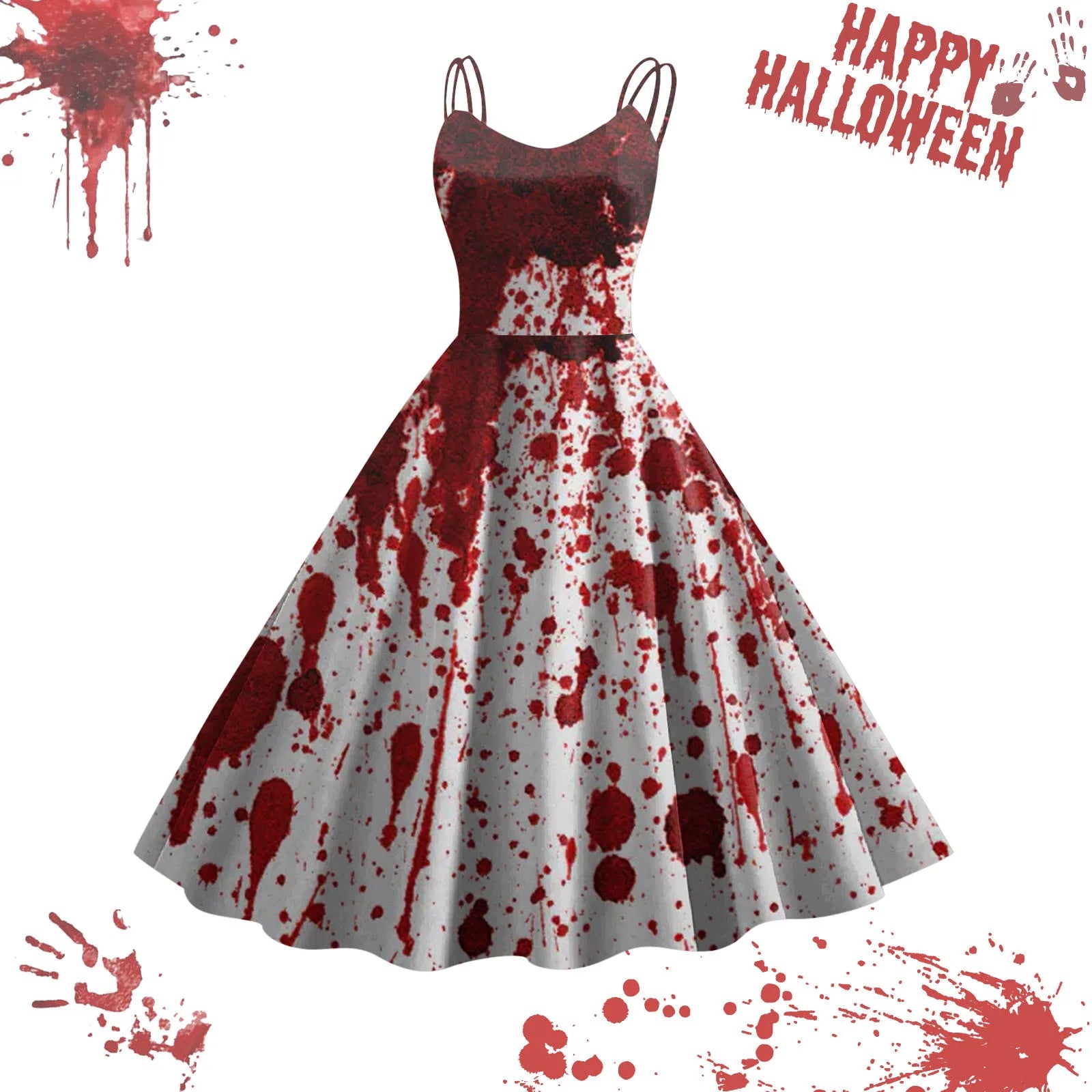 Bloodstained Masquerade A-Line Dres