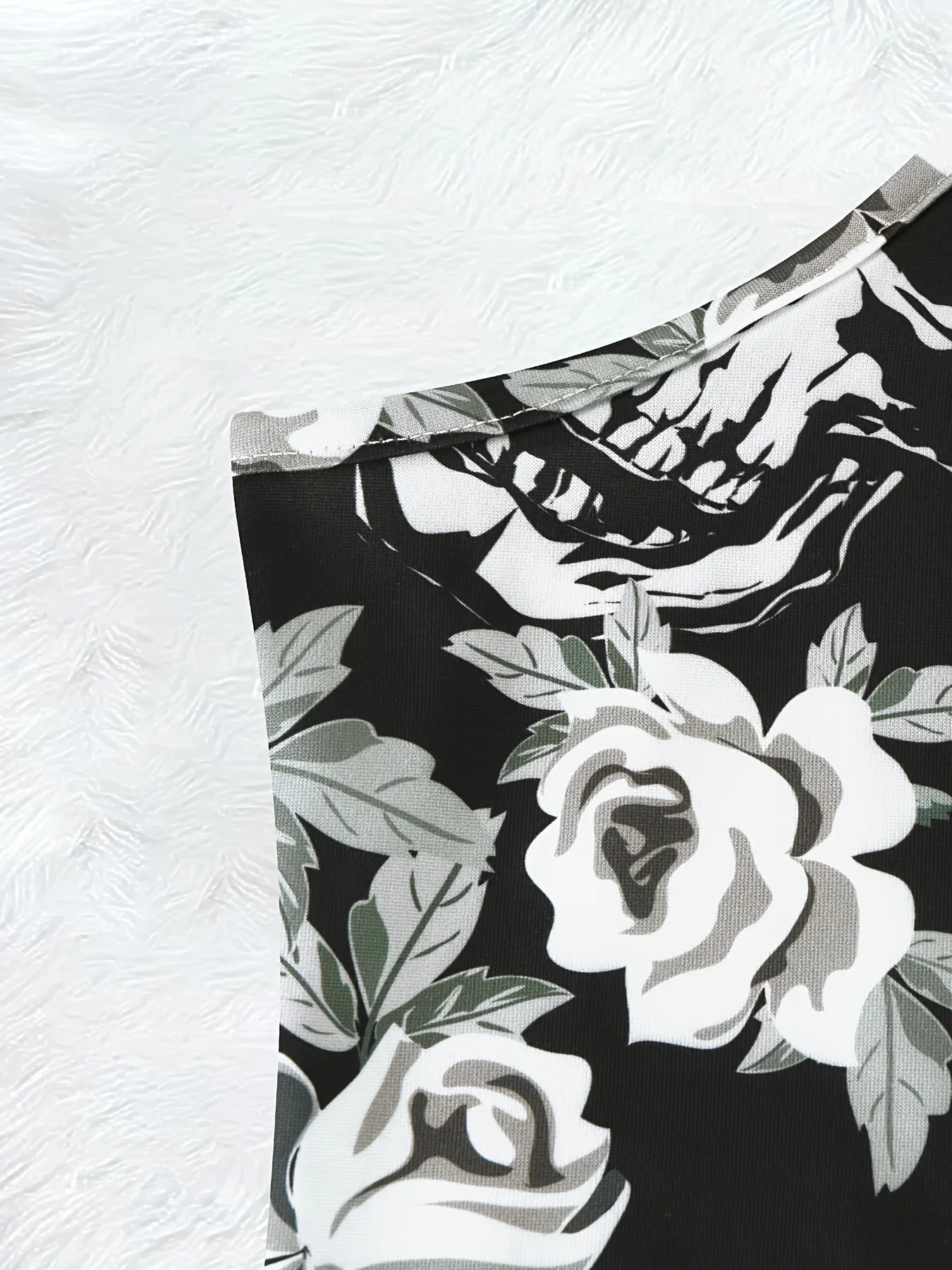 Skulls and Roses Maxi Dress