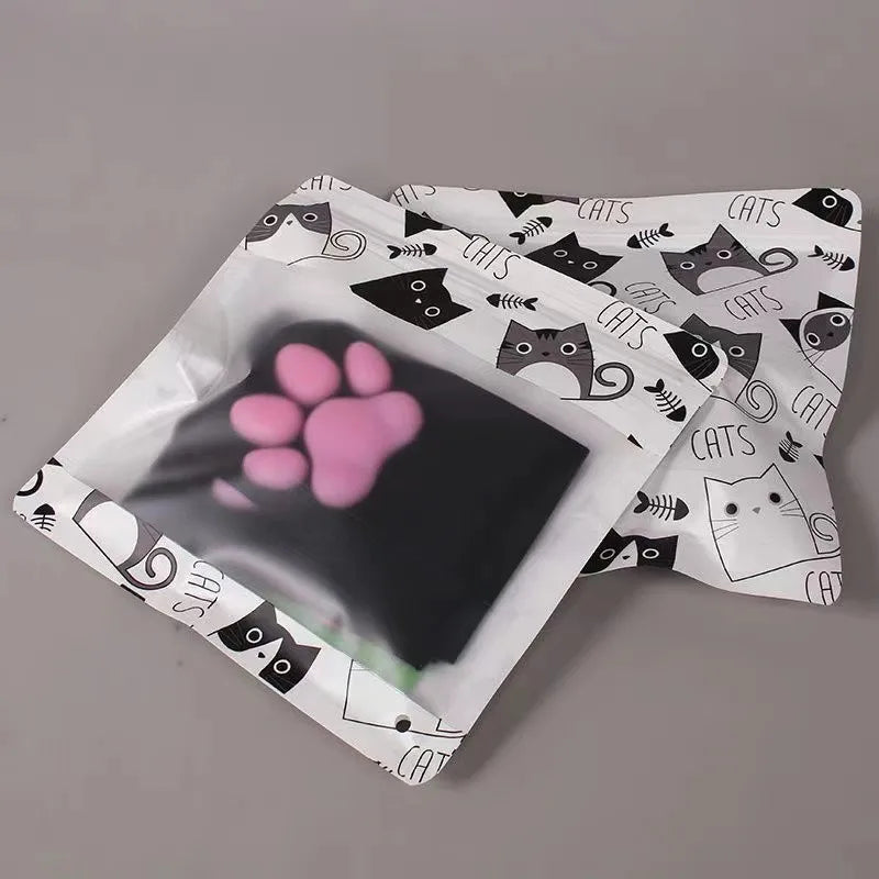 Gothic Cat Paw Thigh Highs