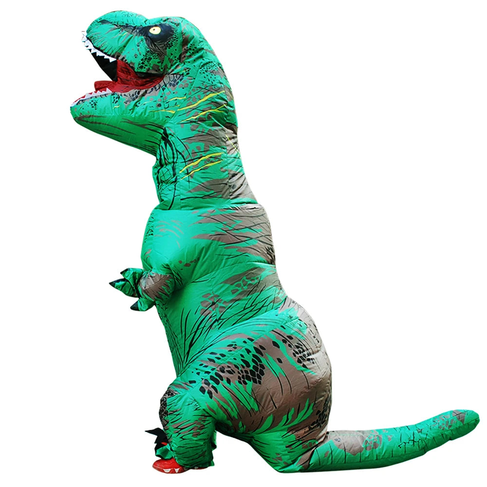 T-Rex Dinosaur Inflatable Costume Full Body Dinosaur for Adult Kids