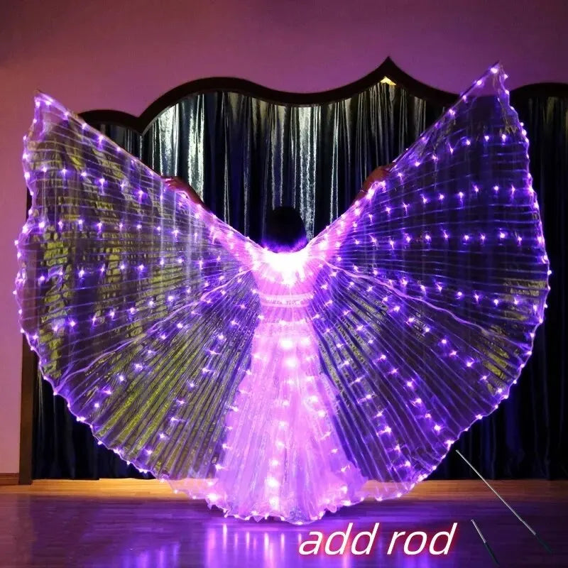 Luminous Butterfly LED Wings