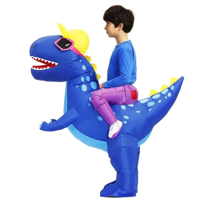 Roaring Anime Dinosaur Inflatable Costume Party Cosplay Halloween For Adult Kids