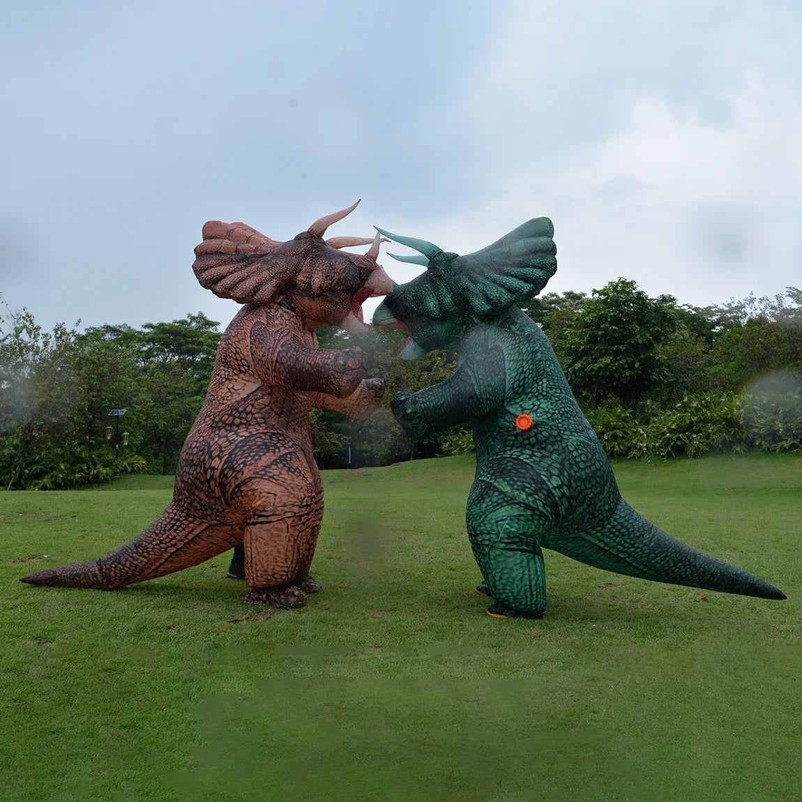 Inflatable Triceratops Party Dinosaur Costume for Adults Halloween Cosplay Costume
