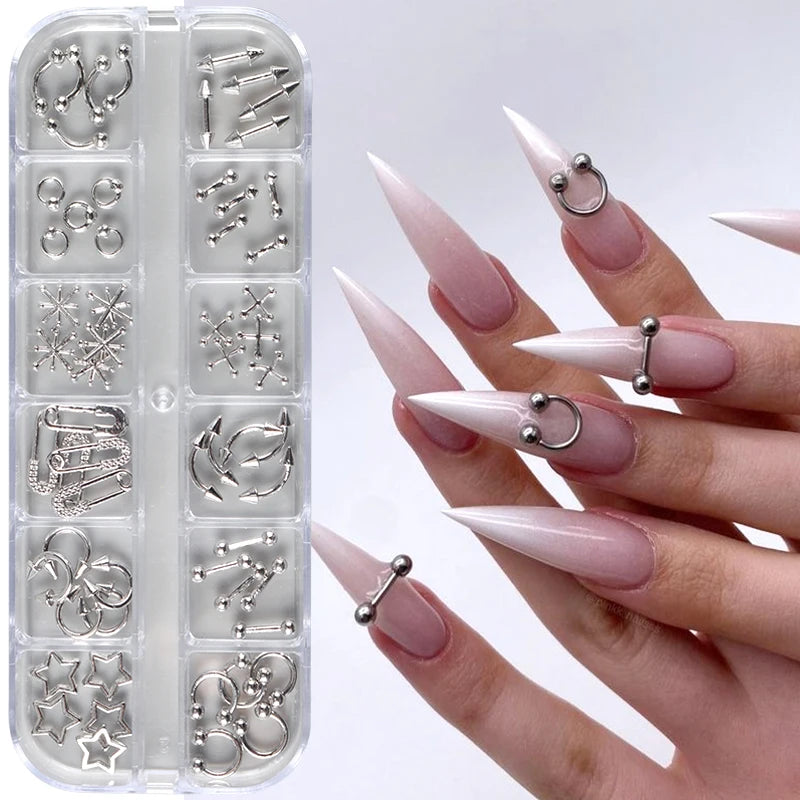 Gothic Design Nail Charm Art