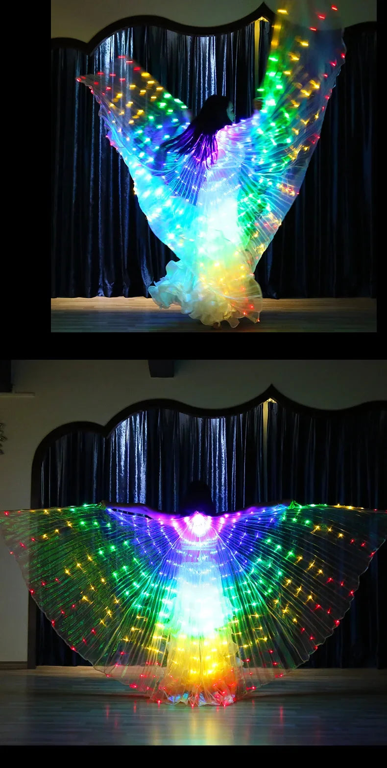 Luminous Butterfly LED Wings