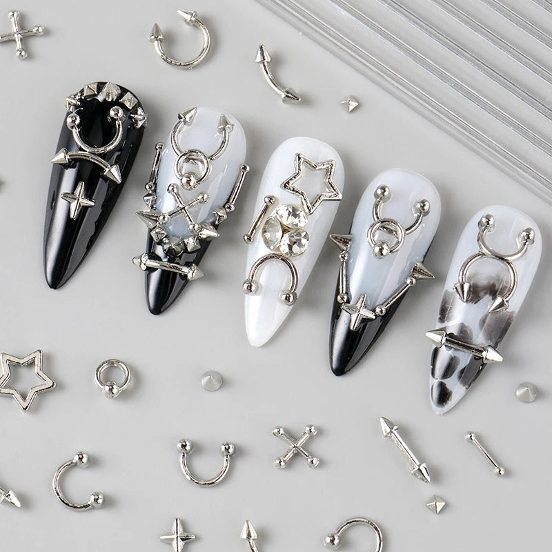 Gothic Design Nail Charm Art