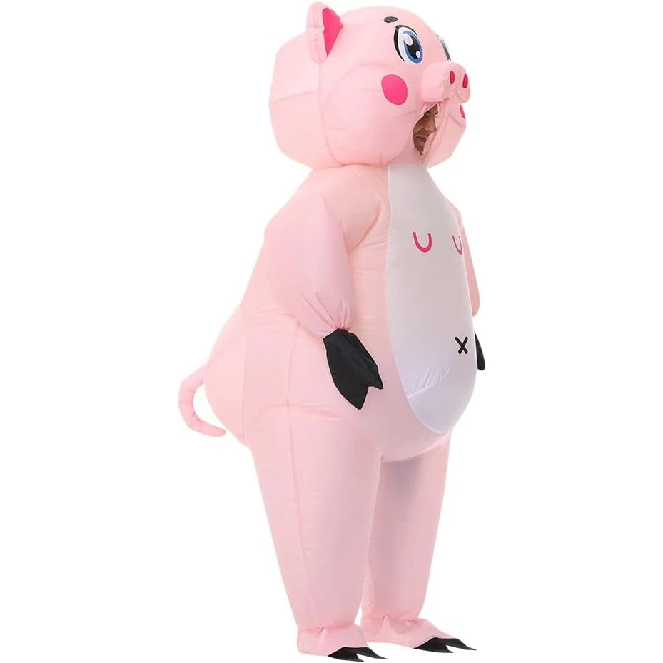Adult Playful Pink Pig Costume