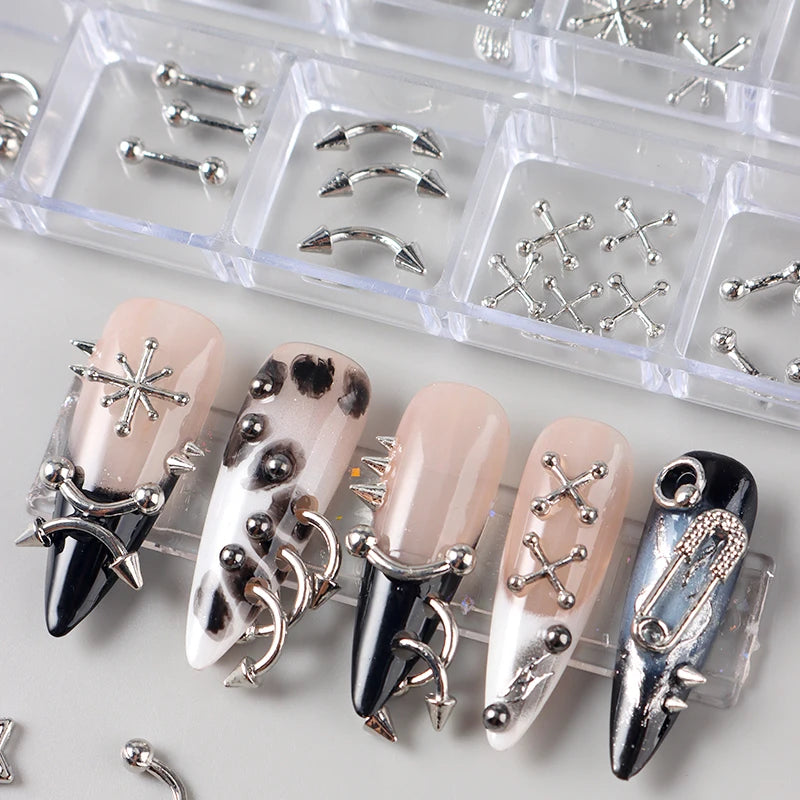 Gothic Design Nail Charm Art