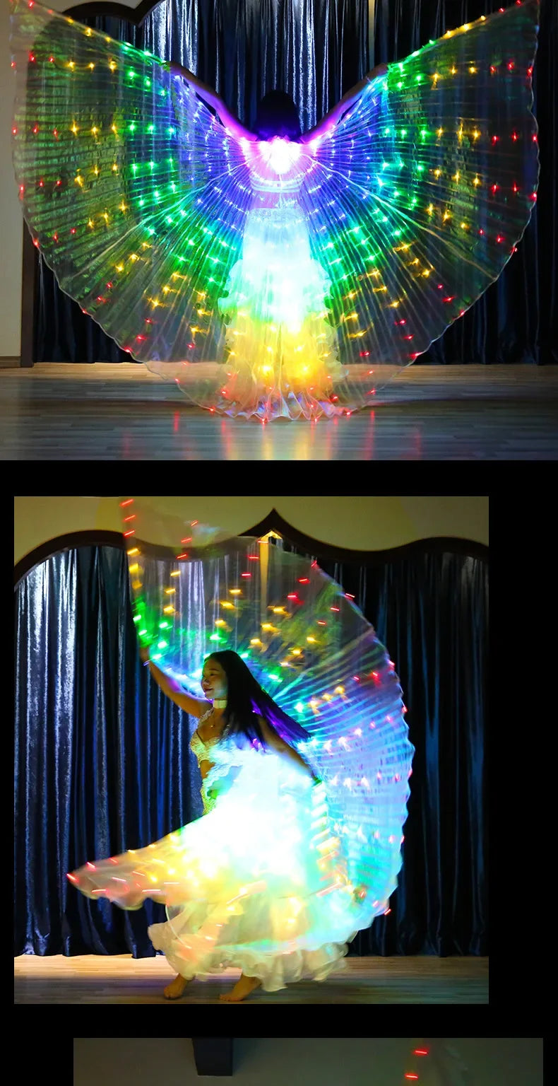 Luminous Butterfly LED Wings
