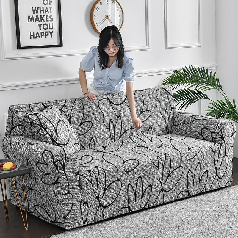 Sofa Cover Variety Printed Elastic Design