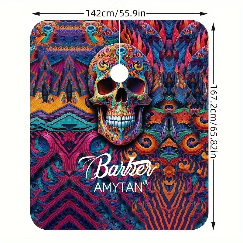 Skull Design Vibrant Mexican Skull Cape