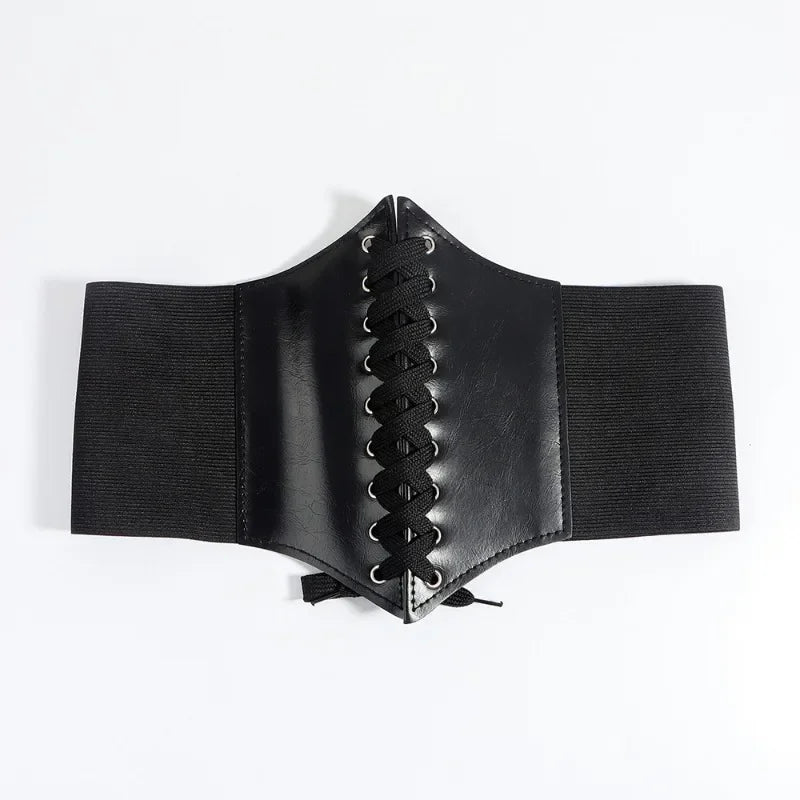 Gothic Faux Leather Waist Belt