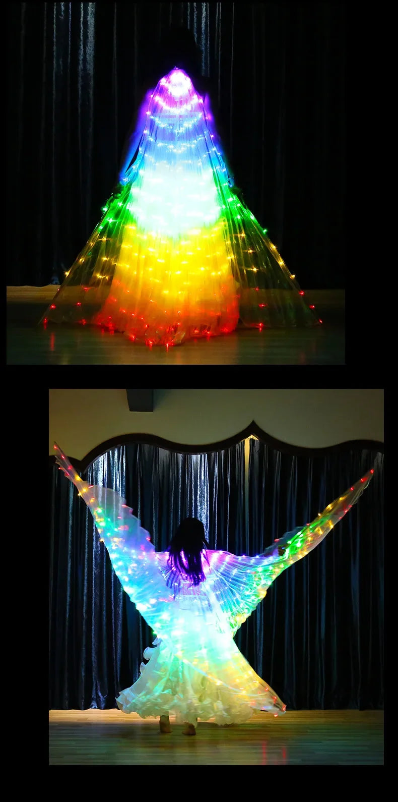 Luminous Butterfly LED Wings