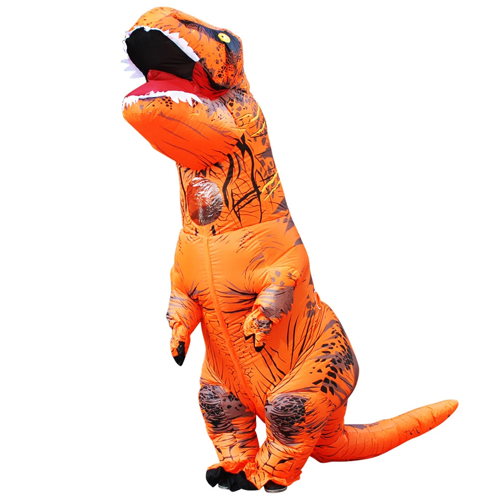 T-Rex Dinosaur Inflatable Costume Full Body Dinosaur for Adult Kids