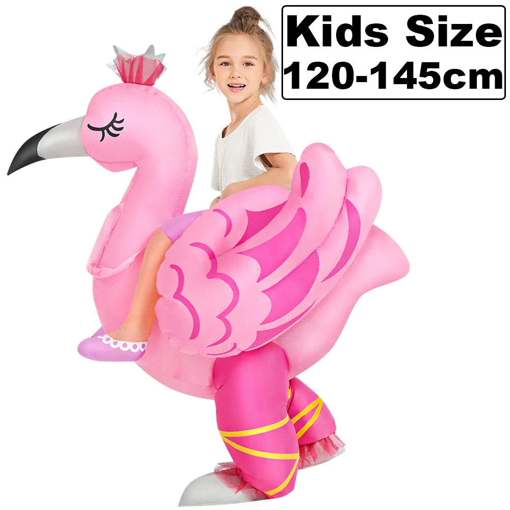 Roaring Anime Dinosaur Inflatable Costume Party Cosplay Halloween For Adult Kids