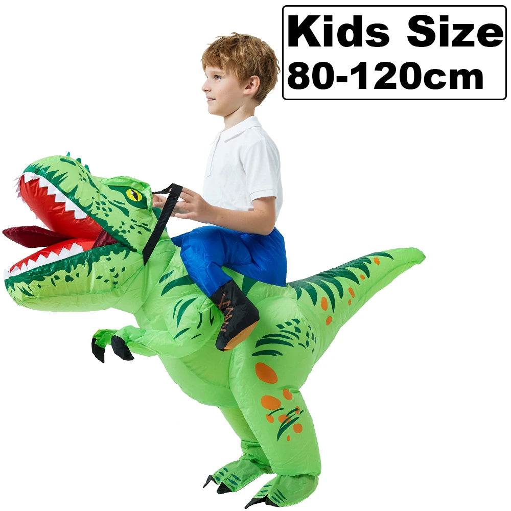 Roaring Anime Dinosaur Inflatable Costume Party Cosplay Halloween For Adult Kids