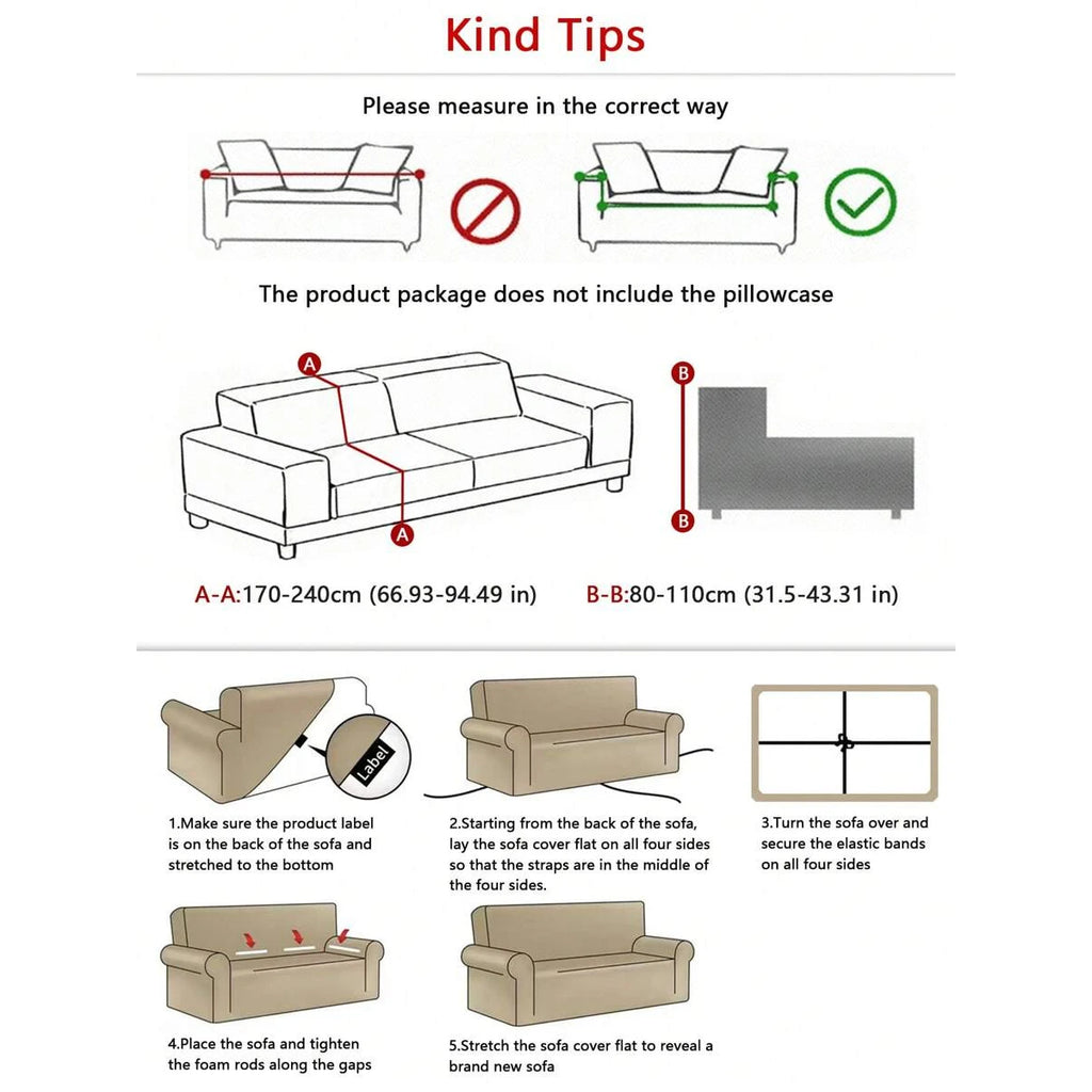 Sofa Cover Variety Printed Elastic Design