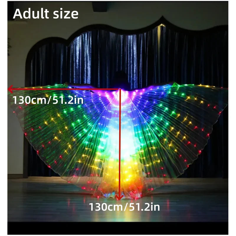 Luminous Butterfly LED Wings