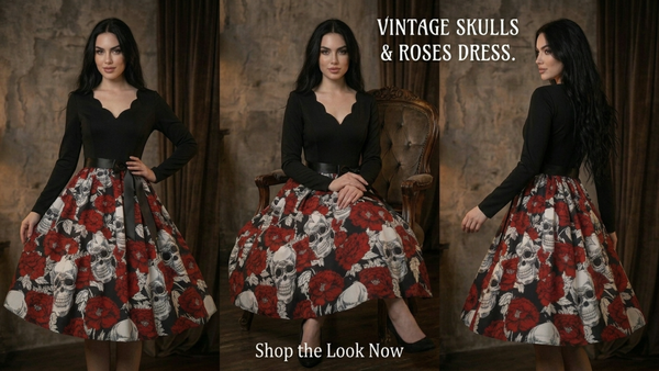 Dark Romance Swing Dress